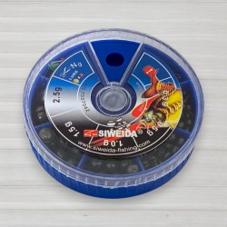 Набір грузил Siweida 7507042, 70г, 6 розмірів + фурнітура